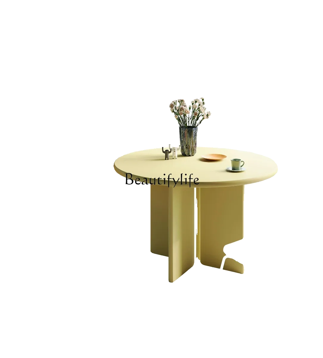 X4 Nordic Cream Style Small Round Dining Table Color Dining Table
X4 Nordic Cream Style Small Round Dining Table Color Dining Table