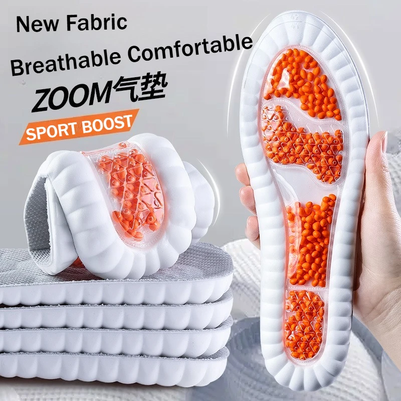 Sport Insoles Full for Feet PU Air Cushion Sole Soft Breathable Shock Absorption Running Shoes Pad for Arch Support Insole
Sport Insoles Full for Feet PU Air Cushion Sole Soft Breathable Shock Absorption Running Shoes Pad for Arch Support Insole