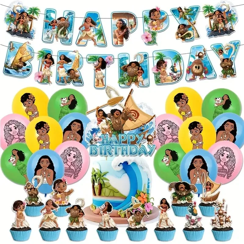 Kawaii Cartoon Disney Moana Theme Birthday Party Decoration Balloon Banner Backdrop Cake Topper Party Supplies Baby Shower
Kawaii Cartoon Disney Moana Theme Birthday Party Decoration Balloon Banner Backdrop Cake Topper Party Supplies Baby Shower