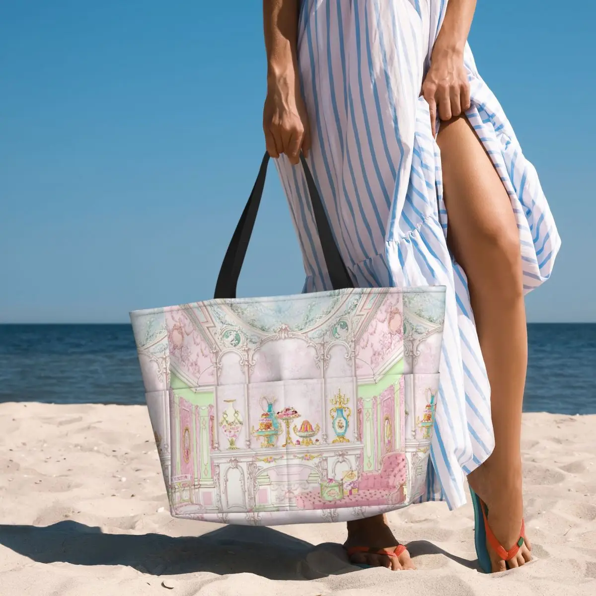 Marie Antoinette Afternoon Tea In French Paris Beach Tote Bag Sport Gym Yoga Duffle Large Tote Bag Women Travel Bag Fitness bag
Marie Antoinette Afternoon Tea In French Paris Beach Tote Bag Sport Gym Yoga Duffle Large Tote Bag Women Travel Bag Fitness bag