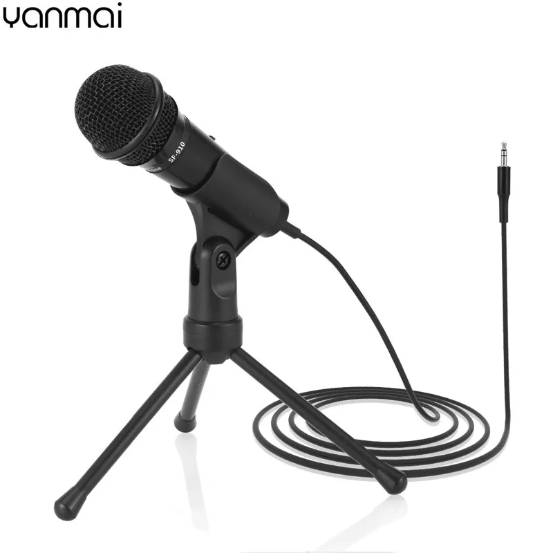 Yanmai Small 3.5mm Wired Microphone Home Desktop Tripod MIC For PC YouTube Video Gaming Chatting Recording Meeting Podcasting
Yanmai Small 3.5mm Wired Microphone Home Desktop Tripod MIC For PC YouTube Video Gaming Chatting Recording Meeting Podcasting