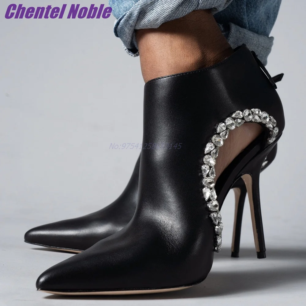Anckle Rhinestone Boots Irregular Clipping Matte Leather Fashion Luxury Spring Women Boots Dress Pointed Toe Stiletto Zip New
Anckle Rhinestone Boots Irregular Clipping Matte Leather Fashion Luxury Spring Women Boots Dress Pointed Toe Stiletto Zip New
