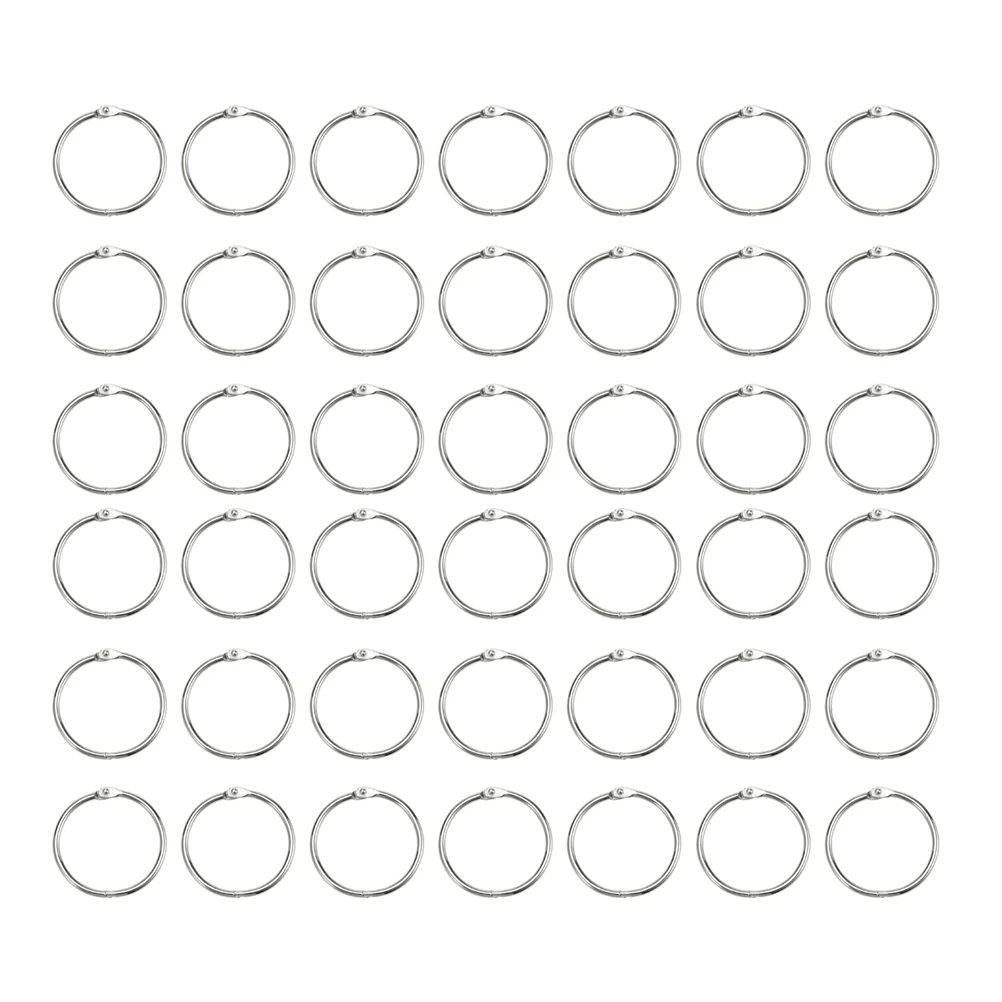 100 Pcs Metal Material Loose Leaf Paper Rings 3*3cm Opening Connective Hoops DIY Album
100 Pcs Metal Material Loose Leaf Paper Rings 3*3cm Opening Connective Hoops DIY Album