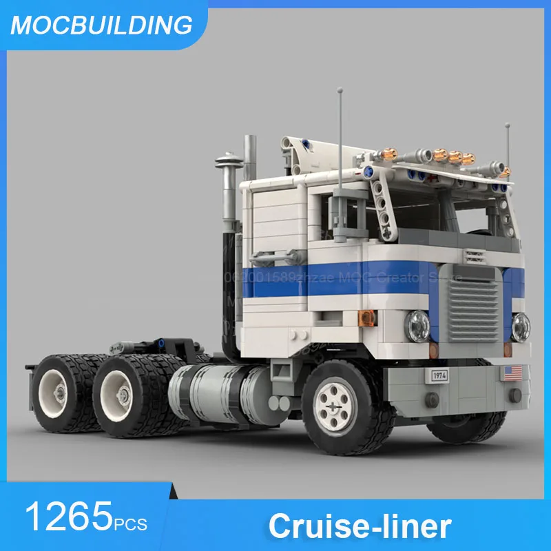 MOC Building Blocks Cruise-liner Truck Model DIY Assemble Bricks Transportation Trailer Creative Collection Toys Gifts 1265PCS
MOC Building Blocks Cruise-liner Truck Model DIY Assemble Bricks Transportation Trailer Creative Collection Toys Gifts 1265PCS