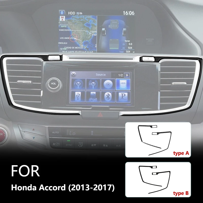 For Honda Accord 2013-2017 Center Air Vent Bezel Brand New ABS Gloss Black Safeguard Sticker Car Interior Accessories
For Honda Accord 2013-2017 Center Air Vent Bezel Brand New ABS Gloss Black Safeguard Sticker Car Interior Accessories