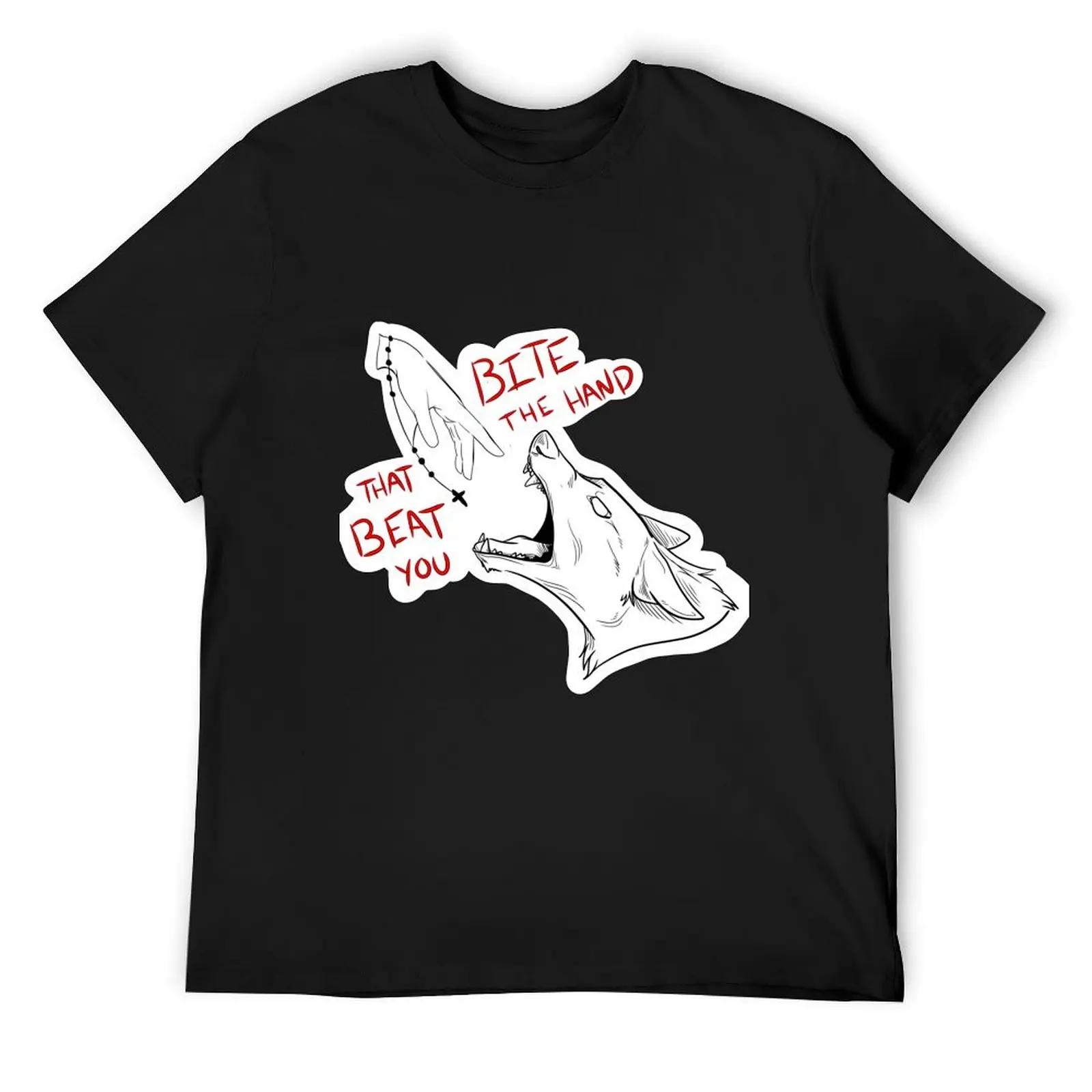 BITE THE HAND T-Shirt Short sleeve tee vintage graphic tee boys whites mens funny t shirts
BITE THE HAND T-Shirt Short sleeve tee vintage graphic tee boys whites mens funny t shirts