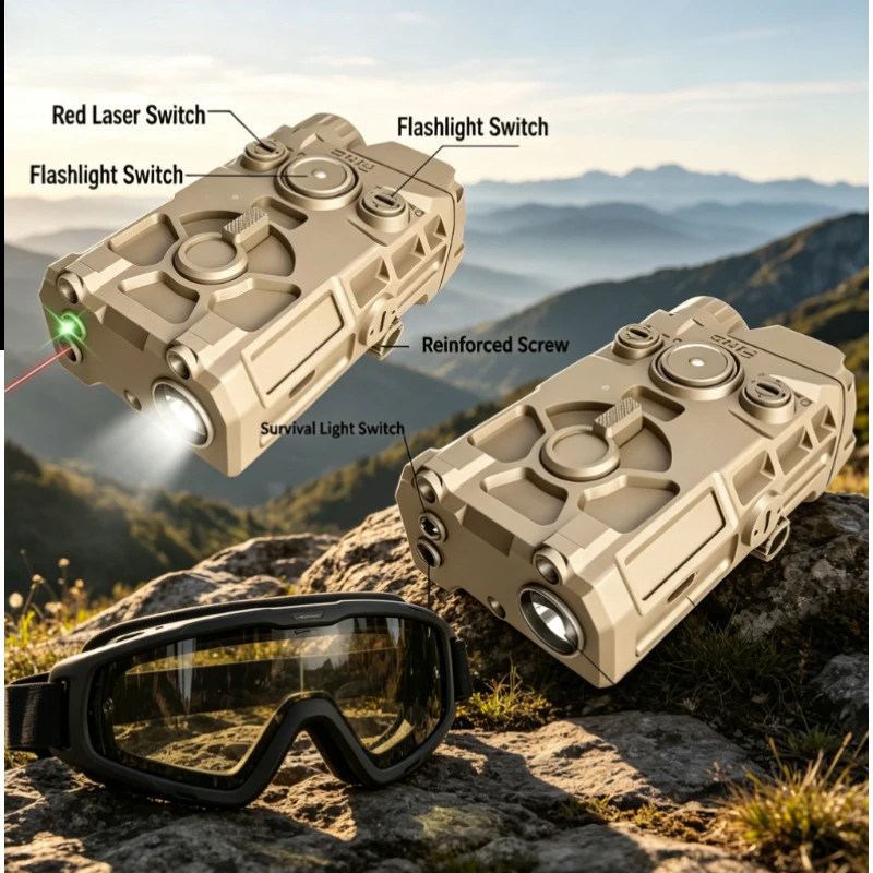 Multi Function Infrared Flashlight 20mm Rail Compatible Universal Battery Box Accessory Durable Night Vision Light Kit
Multi Function Infrared Flashlight 20mm Rail Compatible Universal Battery Box Accessory Durable Night Vision Light Kit