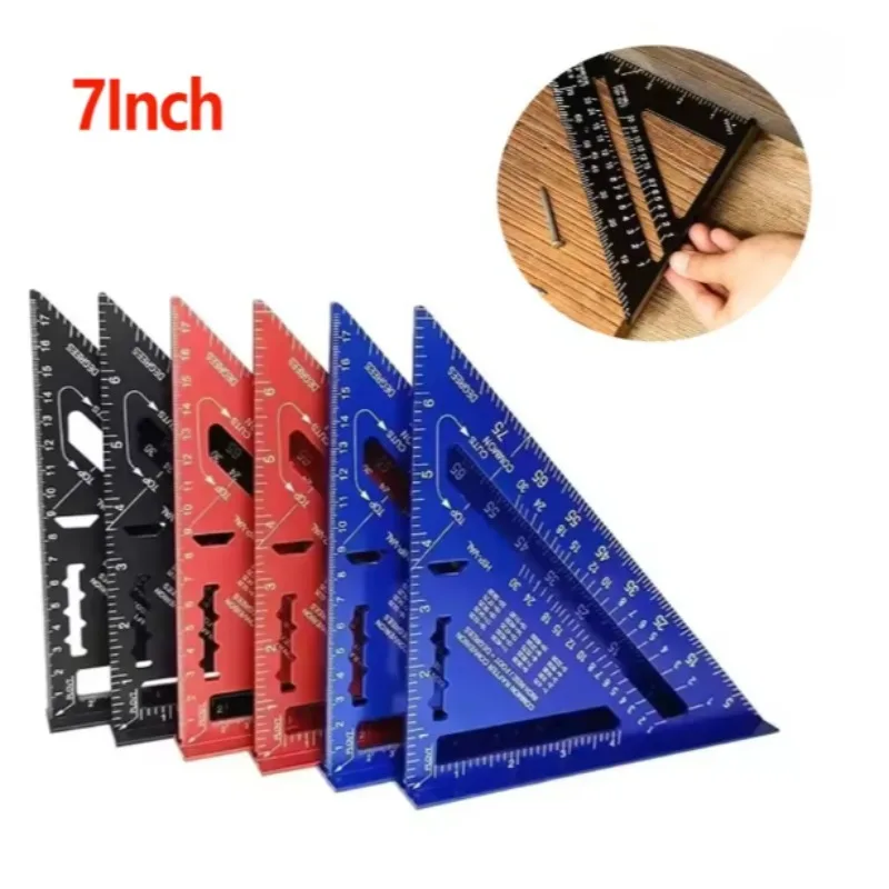 1pc Angle Finder: 7 Inch Aluminum Speed Square, Precision Triangle Ruler for Carpentry, Layout & Marking Tool, Multi-Purpose
1pc Angle Finder: 7 Inch Aluminum Speed Square, Precision Triangle Ruler for Carpentry, Layout & Marking Tool, Multi-Purpose