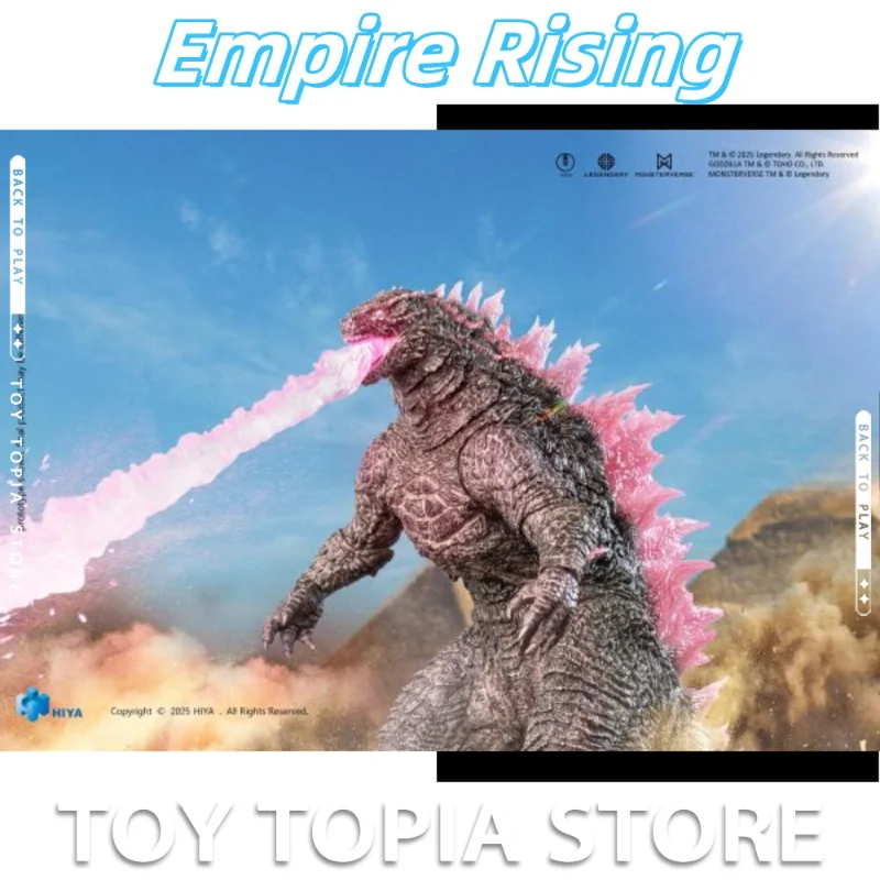 New 2025 HIYA Haiya 18cm Godzilla The Rise of The Empire The Heat Ray Godzilla Evolved Ver PVC Statue Room Decoration Toy Gifts
New 2025 HIYA Haiya 18cm Godzilla The Rise of The Empire The Heat Ray Godzilla Evolved Ver PVC Statue Room Decoration Toy Gifts