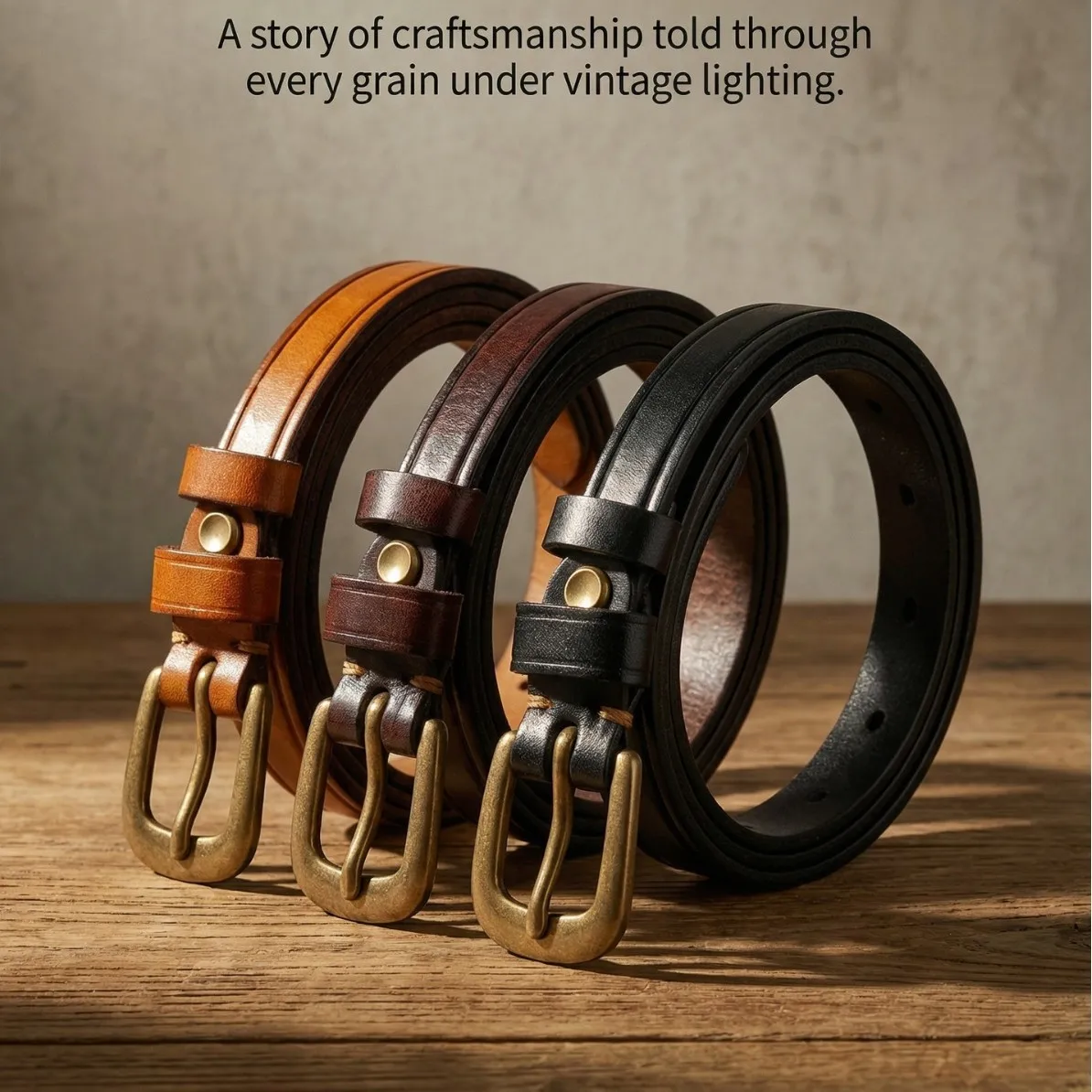Men's Genuine Leather Copper Buckle Retro Top Layer Cowhide Belt,Women's Casual Versatile Trendy Jeans Belts, Neutral Strap Belt
Men's Genuine Leather Copper Buckle Retro Top Layer Cowhide Belt,Women's Casual Versatile Trendy Jeans Belts, Neutral Strap Belt