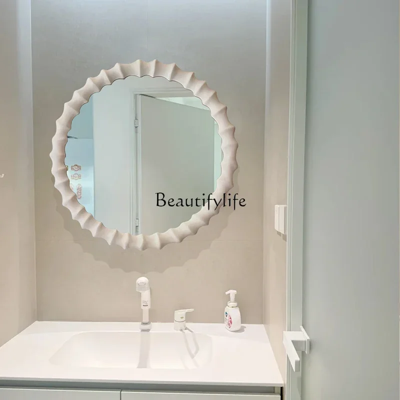 American Style Irregular Bathroom Mirror Creative Art Exhibition Decorative Mirror Wall-Mounted Smart LED
American Style Irregular Bathroom Mirror Creative Art Exhibition Decorative Mirror Wall-Mounted Smart LED