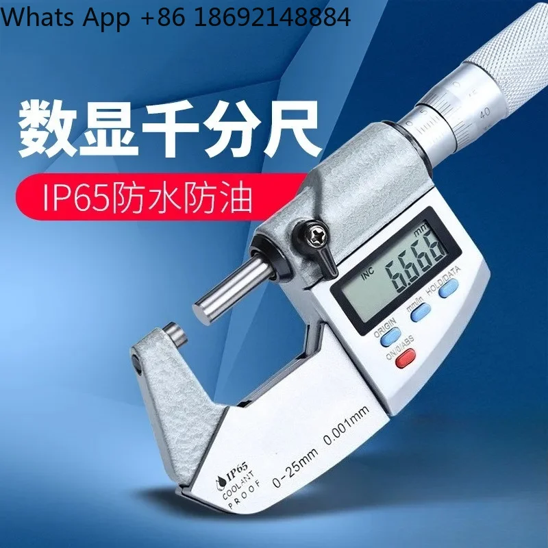 Digital Display Outer Diameter Micrometer for Syntek Accuracy 0.001 mm IP65 Waterproof Electronic Micrometer
Digital Display Outer Diameter Micrometer for Syntek Accuracy 0.001 mm IP65 Waterproof Electronic Micrometer