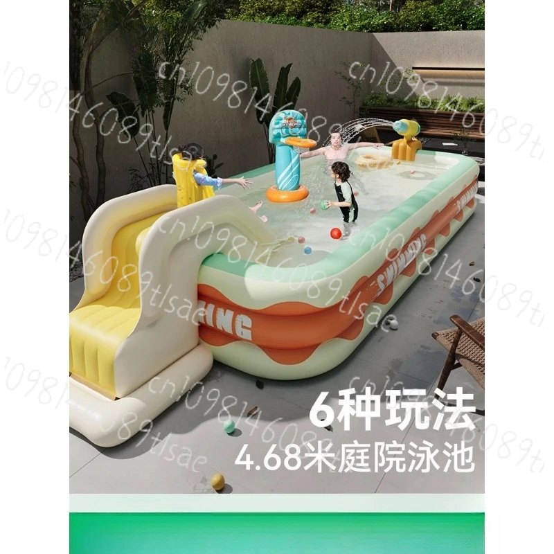 Inflatable swimming pool for children, home use, thickened baby, baby, large inflatable pool
Inflatable swimming pool for children, home use, thickened baby, baby, large inflatable pool