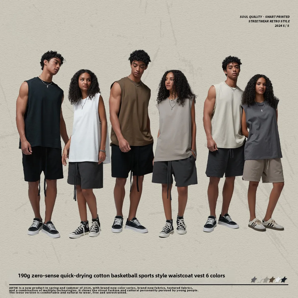 Unisex Active Sport Vest - Designed with Superior Breathability, Quick-Dry Technology and Sweat Absorption for Any Workout
Unisex Active Sport Vest - Designed with Superior Breathability, Quick-Dry Technology and Sweat Absorption for Any Workout