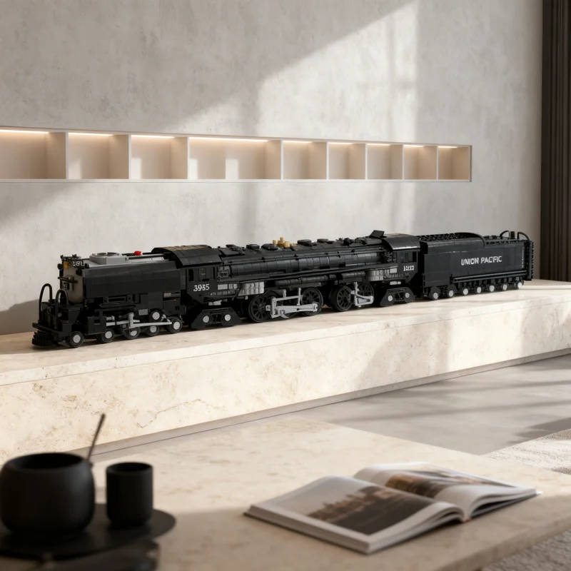 2094pcs MOC Union Pacific Challenger Steam Locomotive Train Model Building Blocks Creative Display Gift Collectible Decor Kids
2094pcs MOC Union Pacific Challenger Steam Locomotive Train Model Building Blocks Creative Display Gift Collectible Decor Kids