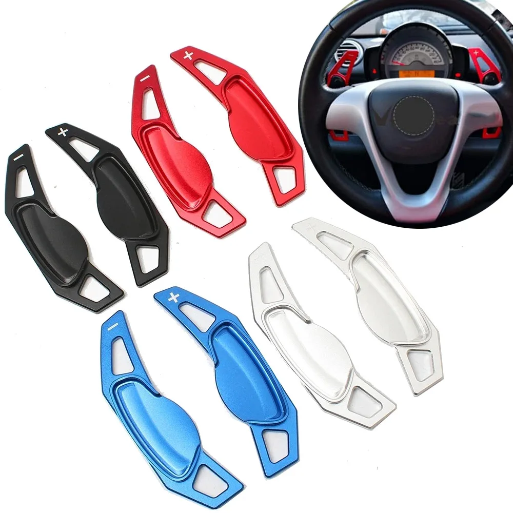 Aluminium Alloy Steering Wheel Shift Paddles Car Steering Wheel Shift Paddle Extension for Smart 451 453 Fortwo 2009-2017
Aluminium Alloy Steering Wheel Shift Paddles Car Steering Wheel Shift Paddle Extension for Smart 451 453 Fortwo 2009-2017