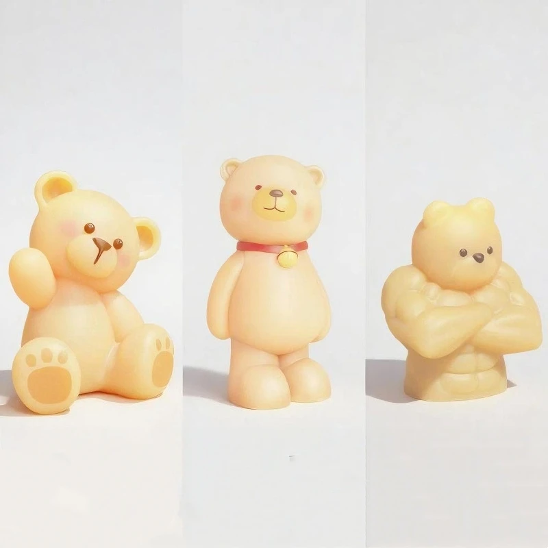 Mini Bear Silicone Mold - DIY Aroma Candle, Cake Decor & Squishy Toy Casting Mold for Stress Relief Crafts
Mini Bear Silicone Mold - DIY Aroma Candle, Cake Decor & Squishy Toy Casting Mold for Stress Relief Crafts