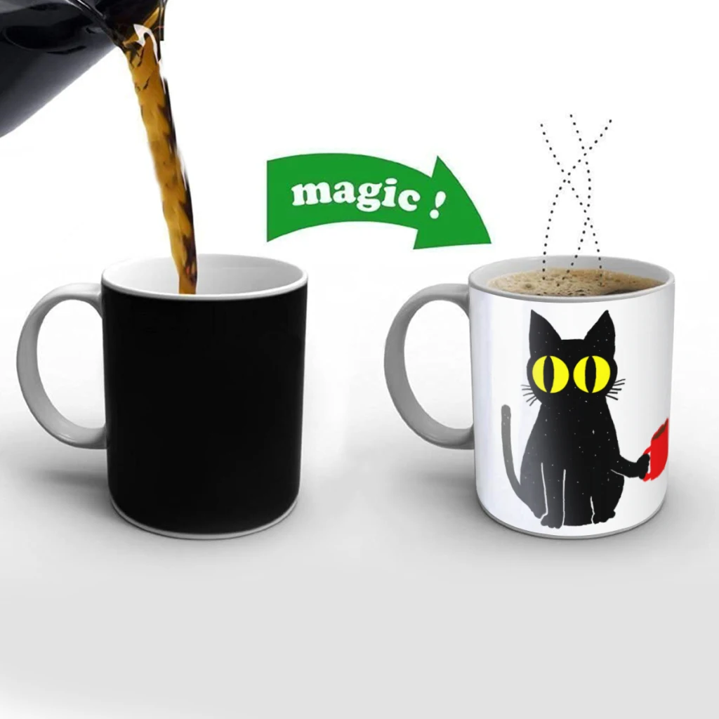 Catfeine Creativity Change Color Chang mug Ceramic mug Hot Coffee Cup Breakfast Cup Mug Friend Gift
Catfeine Creativity Change Color Chang mug Ceramic mug Hot Coffee Cup Breakfast Cup Mug Friend Gift