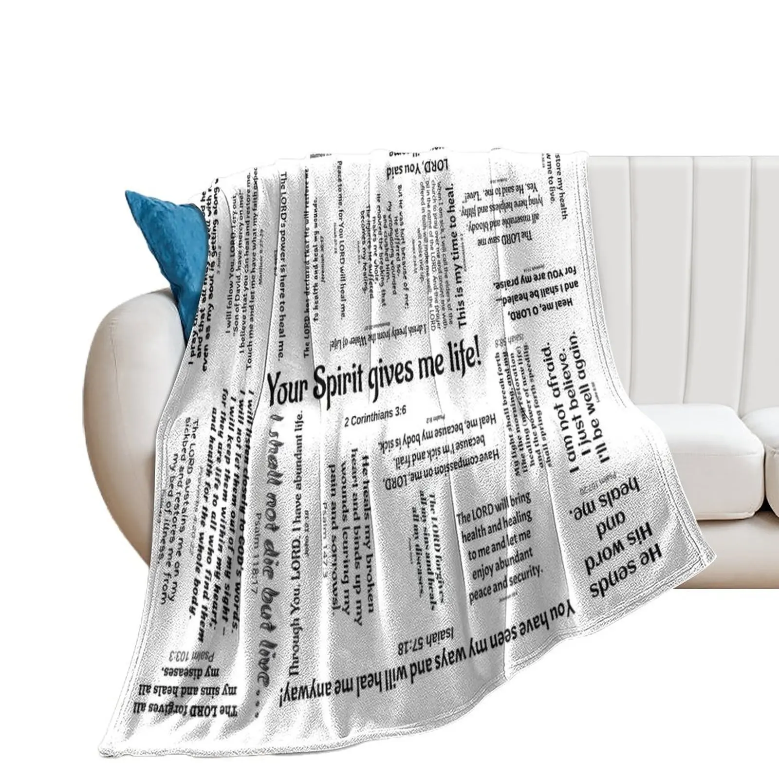 Healing Scriptures Blanket - white Throw Blanket Beautifuls Soft Big Luxury St Soft Plush Plaid Blankets
Healing Scriptures Blanket - white Throw Blanket Beautifuls Soft Big Luxury St Soft Plush Plaid Blankets
