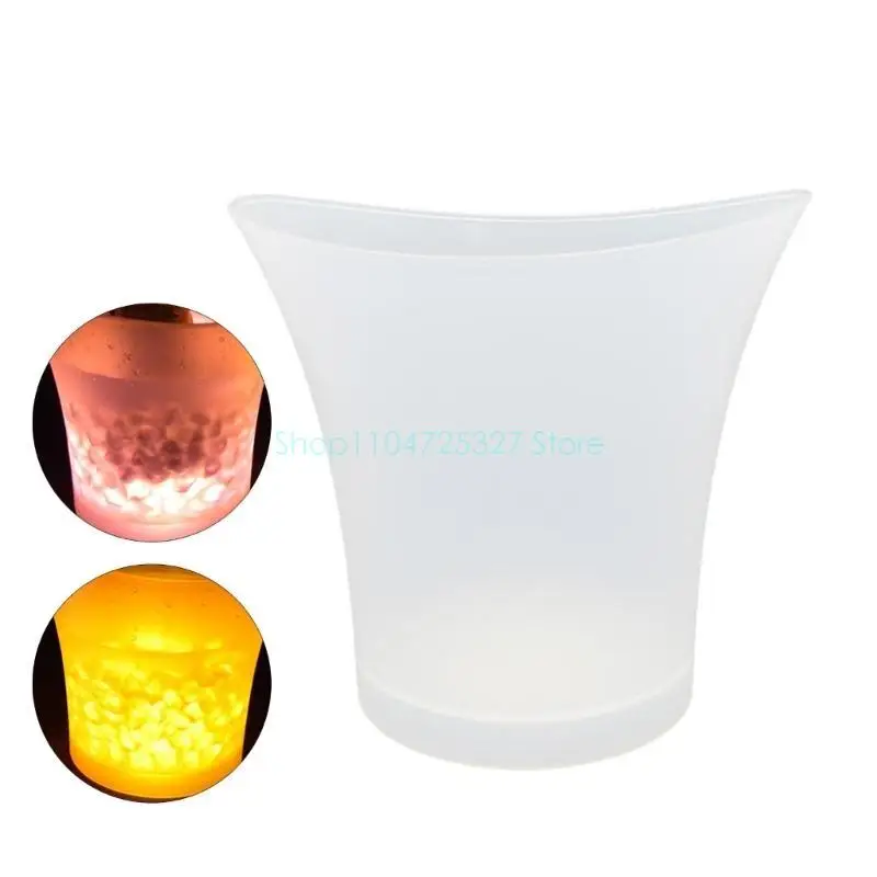 LED Glowing Ice Buckets Bar Nightclub Light Up Champagne Beer Bucket Large Capacity PP Material Suitable for Indoor and Outdoor
LED Glowing Ice Buckets Bar Nightclub Light Up Champagne Beer Bucket Large Capacity PP Material Suitable for Indoor and Outdoor