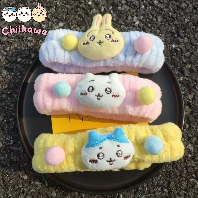 Плюшевая повязка на голову Chiikawa с персонажами мультфильмов, популярная у интернет-знаменитостей, Hachiware Usagi, милая повязка для умывания, подарок на день рождения для девочки
Плюшевая повязка на голову Chiikawa с персонажами мультфильмов, популярная у интернет-знаменитостей, Hachiware Usagi, милая повязка для умывания, подарок на день рождения для девочки