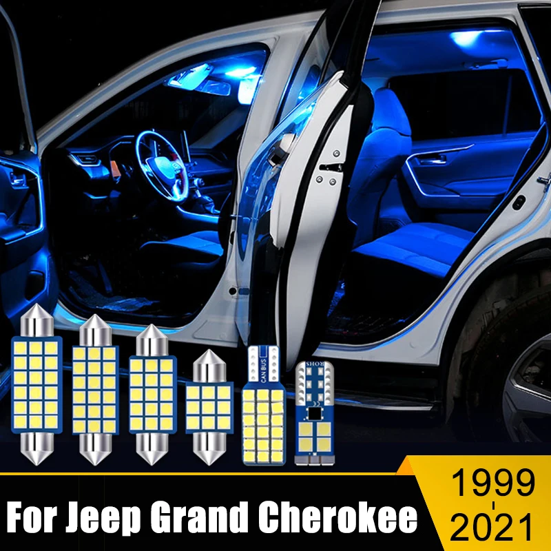 For Jeep Grand Cherokee WJ WK WK2 1999-2018 2019 2020 2021 LED Car Dome Reading Lights Glove Box Trunk Lamps Vanity Mirror Bulbs
For Jeep Grand Cherokee WJ WK WK2 1999-2018 2019 2020 2021 LED Car Dome Reading Lights Glove Box Trunk Lamps Vanity Mirror Bulbs