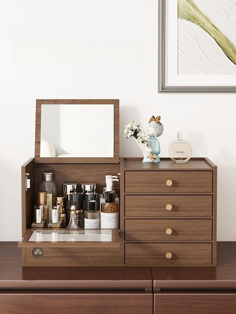 Dustproof Cosmetics Storage Box Desktop Large Capacity Dresser Dresser Organizer Shelf Makeup Organizer Perfume Organizer
Dustproof Cosmetics Storage Box Desktop Large Capacity Dresser Dresser Organizer Shelf Makeup Organizer Perfume Organizer