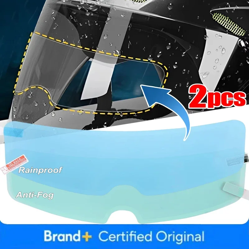 1-2PCS Motorcycle Helmet Anti-Rain & Anti-Fog Film - Durable Nano Coating Clear Sticker for Motorbike Accessories
1-2PCS Motorcycle Helmet Anti-Rain & Anti-Fog Film - Durable Nano Coating Clear Sticker for Motorbike Accessories