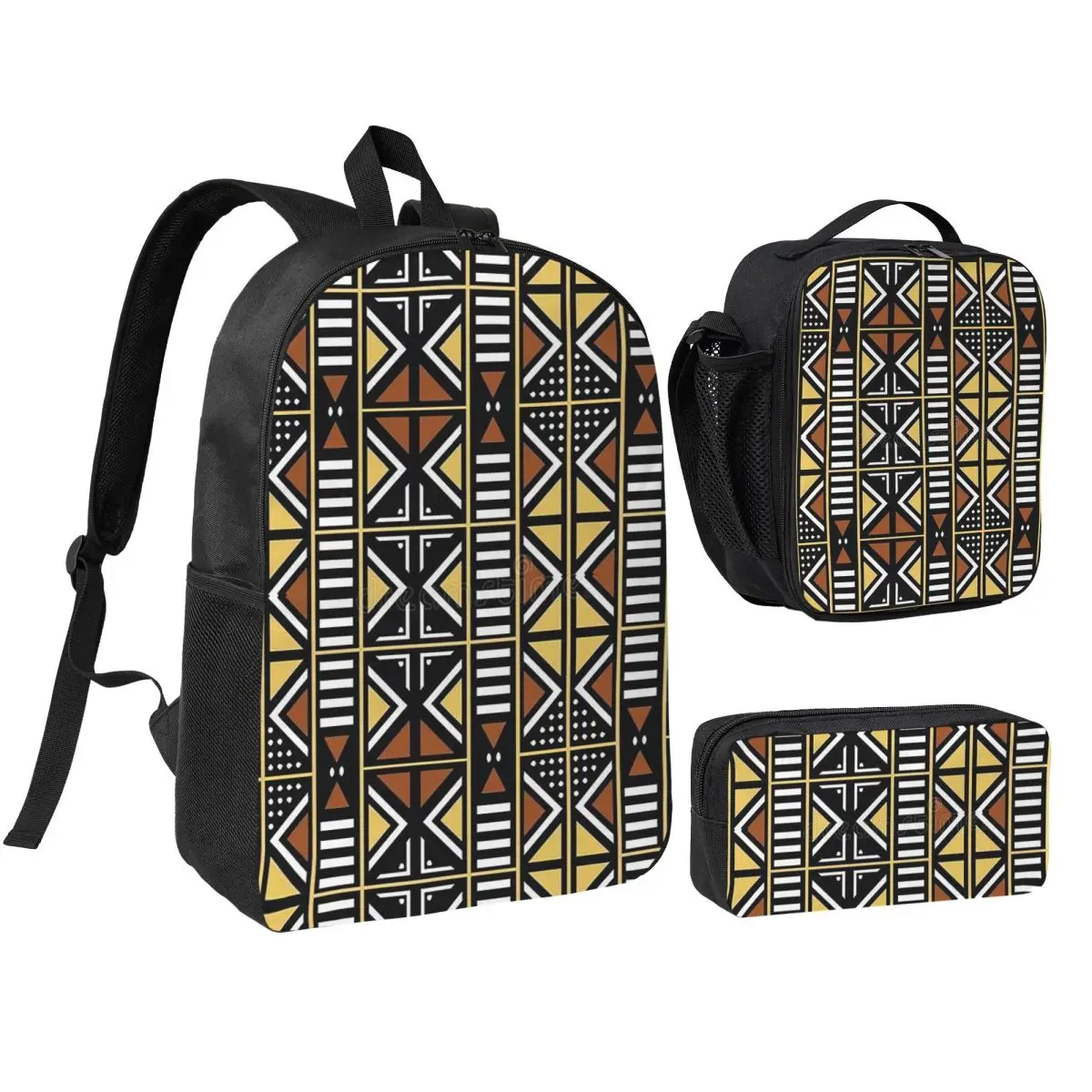 Bogolan Mudcloth African Pattern Africa Ethnic Backpack BookBag School Bag Shoulder Bags 3ps Insulated Lunch Bag Pencil Case
Bogolan Mudcloth African Pattern Africa Ethnic Backpack BookBag School Bag Shoulder Bags 3ps Insulated Lunch Bag Pencil Case