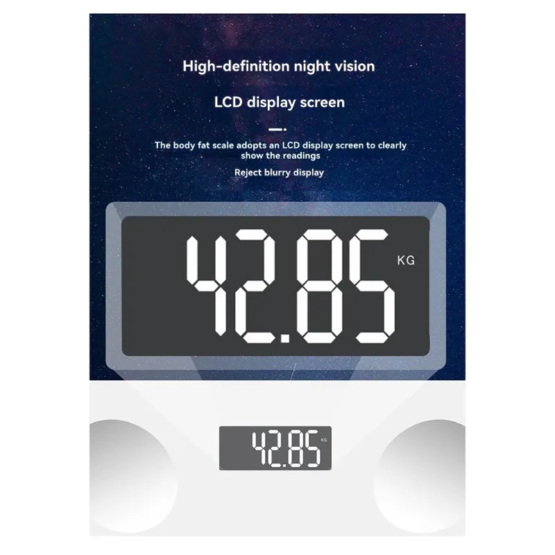 【SPECIAL】Smart Body Fat Scale With Heart Rate Monitoring-USB/Battery Powered, Multi-Color Design
【SPECIAL】Smart Body Fat Scale With Heart Rate Monitoring-USB/Battery Powered, Multi-Color Design