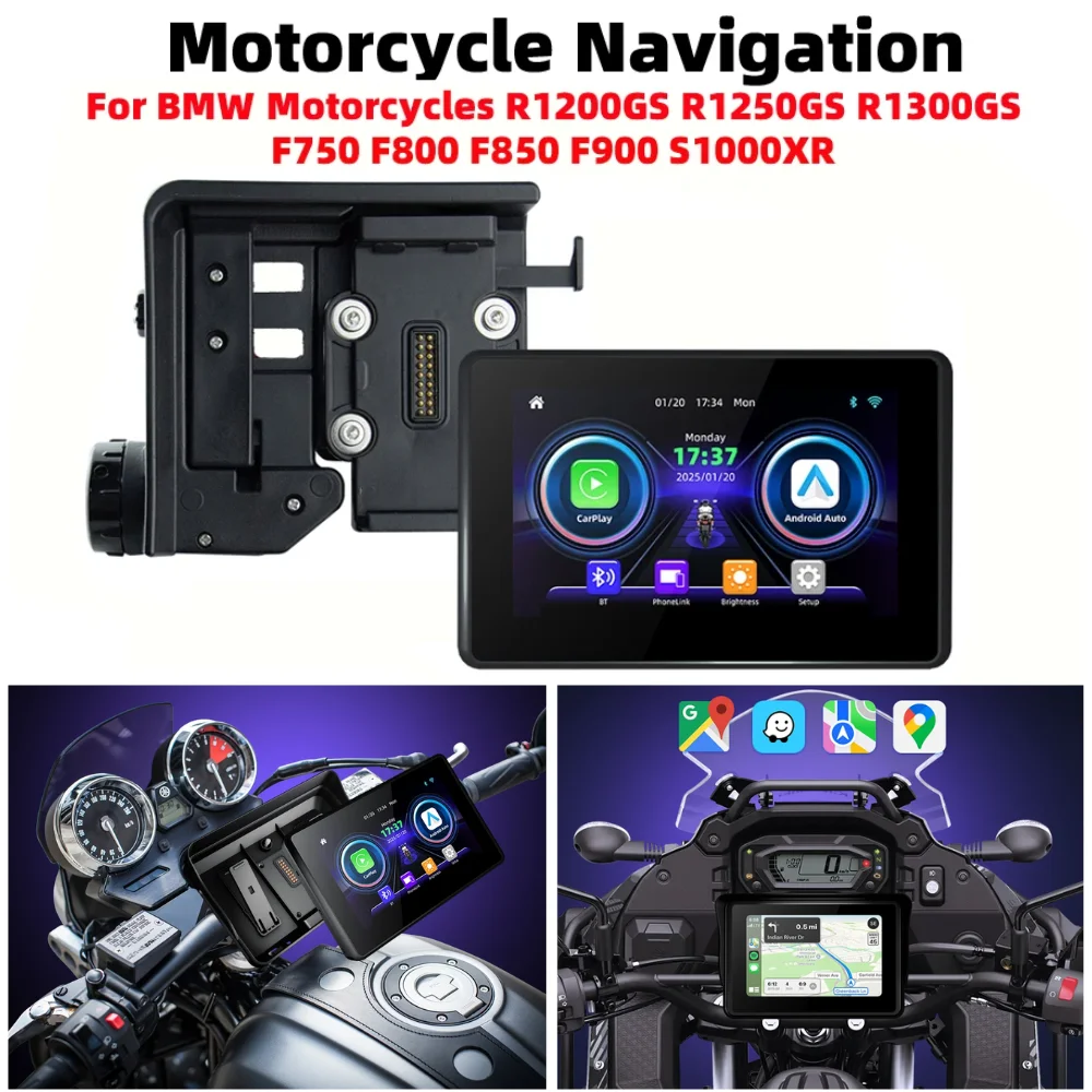 5.0" For BMW R1200GS R1250GS Wireless CarPlay Moto Android Auto Portable Digital Motorcycle Dashboard GPS Navigation Screen
5.0" For BMW R1200GS R1250GS Wireless CarPlay Moto Android Auto Portable Digital Motorcycle Dashboard GPS Navigation Screen