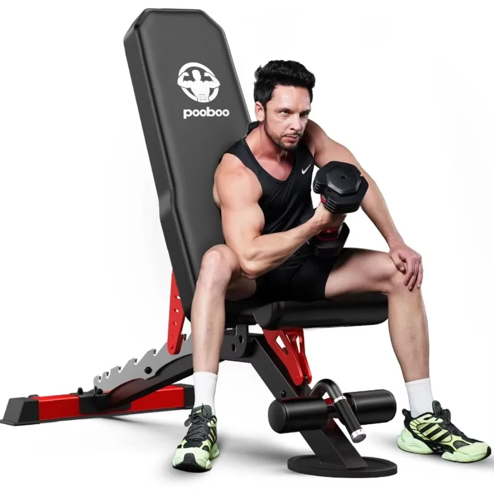 Heavy Duty Adjustable Weight Bench 1500LB Flat Incline Decline Home Gym Full Body Strength Training Workout Equipment Set
Heavy Duty Adjustable Weight Bench 1500LB Flat Incline Decline Home Gym Full Body Strength Training Workout Equipment Set