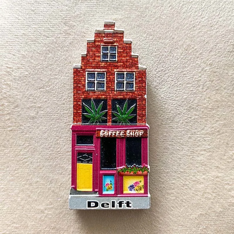 Delft, Netherlands, Europe Fridge Magnet - Cute Home Decor Item with Historic Brick Building & Coffee Shop Design
Delft, Netherlands, Europe Fridge Magnet - Cute Home Decor Item with Historic Brick Building & Coffee Shop Design