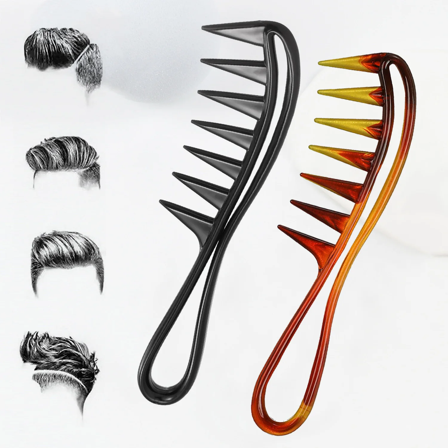 1 шт., вьющиеся волосы, парикмахерская расческа с широкими зубьями, пластиковая расческа в виде акулы, массажная расческа для укладки волос, инструмент для завивки волос
1 шт., вьющиеся волосы, парикмахерская расческа с широкими зубьями, пластиковая расческа в виде акулы, массажная расческа для укладки волос, инструмент для завивки волос