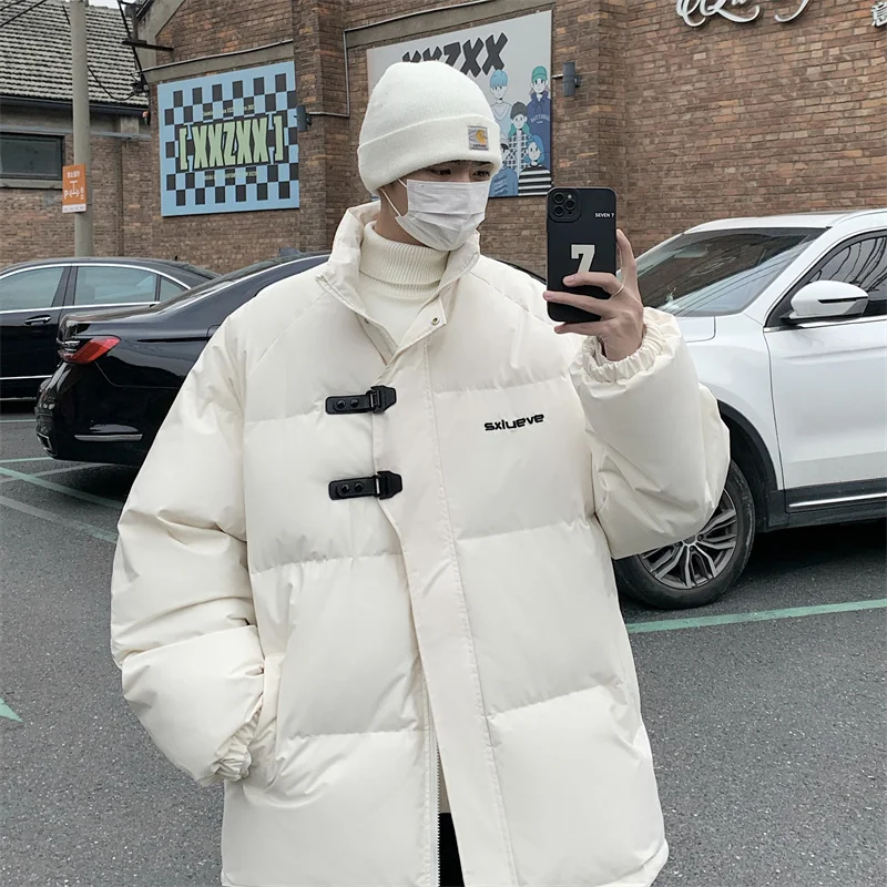Teenage Boys Winter Thiened down Cotton Jaet Bread Sle American Trendy Design Casual Warm Zipper Closure Pure Color Coat
Teenage Boys Winter Thiened down Cotton Jaet Bread Sle American Trendy Design Casual Warm Zipper Closure Pure Color Coat