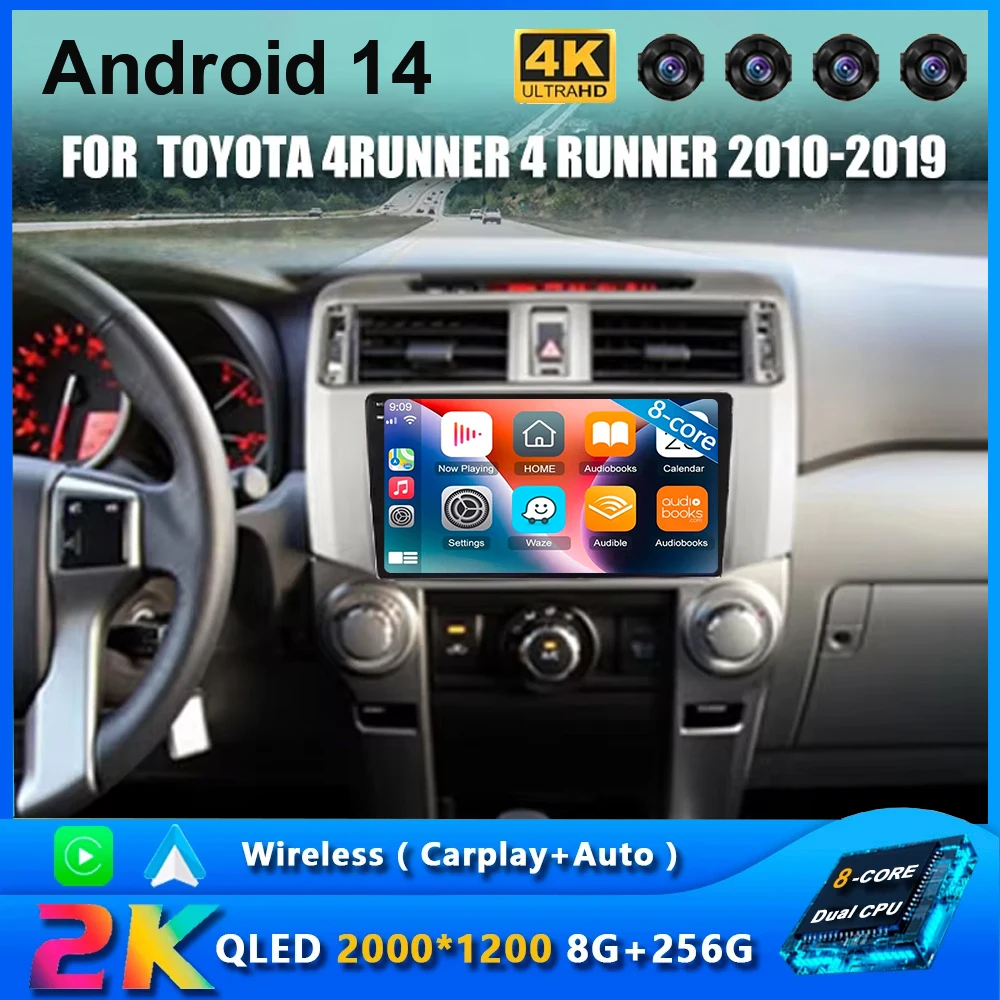 Автомобильный радиоприемник на Android 14 для Toyota 4runner 4runner 2014-2019, навигация GPS, мультимедийный видеоплеер, стерео Carplay BT 360 камера
Автомобильный радиоприемник на Android 14 для Toyota 4runner 4runner 2014-2019, навигация GPS, мультимедийный видеоплеер, стерео Carplay BT 360 камера