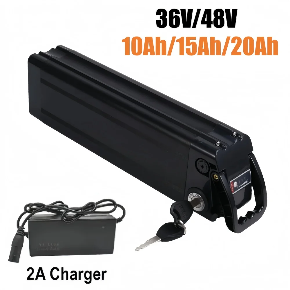 48V 20AH 15AH Silver Fish Li-ion Battery for VIVI 48V 500W C26 MT20, 36V 20AH 15AH Battery for 36V 350W C26 MT20 Folding Bike
48V 20AH 15AH Silver Fish Li-ion Battery for VIVI 48V 500W C26 MT20, 36V 20AH 15AH Battery for 36V 350W C26 MT20 Folding Bike