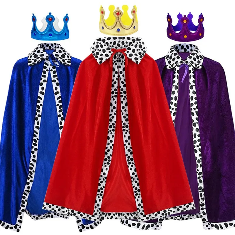 Halloween King Robe Children Adults Prince Parent-Child Game Performance Costume Christmas Cowl Shawl Crown Family Outfit
Halloween King Robe Children Adults Prince Parent-Child Game Performance Costume Christmas Cowl Shawl Crown Family Outfit