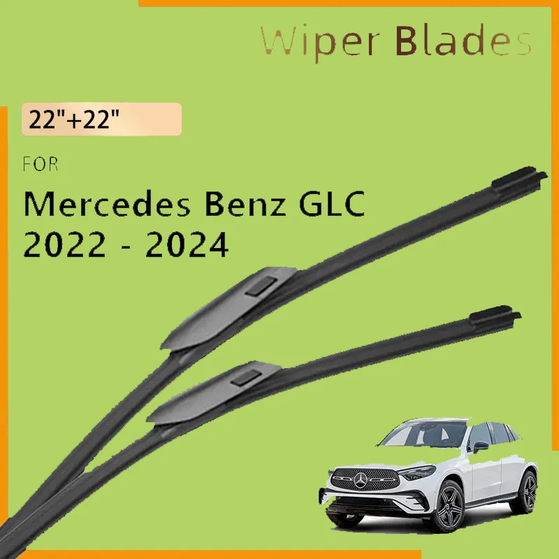 Для Mercedes Benz GLC 200 X254 2022 2023 2024, гибридные аксессуары, набор щеток переднего стеклоочистителя автомобиля, щетки для лобового стекла
Для Mercedes Benz GLC 200 X254 2022 2023 2024, гибридные аксессуары, набор щеток переднего стеклоочистителя автомобиля, щетки для лобового стекла