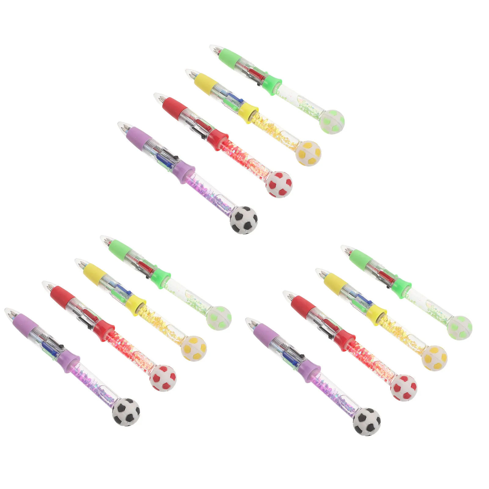 12Pack Soccer Party Favor Pens 4-in-1 Retractable Multicolor Ballpoint Liquid Sand Football Theme Sports Goodie Bags Stuffing
12Pack Soccer Party Favor Pens 4-in-1 Retractable Multicolor Ballpoint Liquid Sand Football Theme Sports Goodie Bags Stuffing
