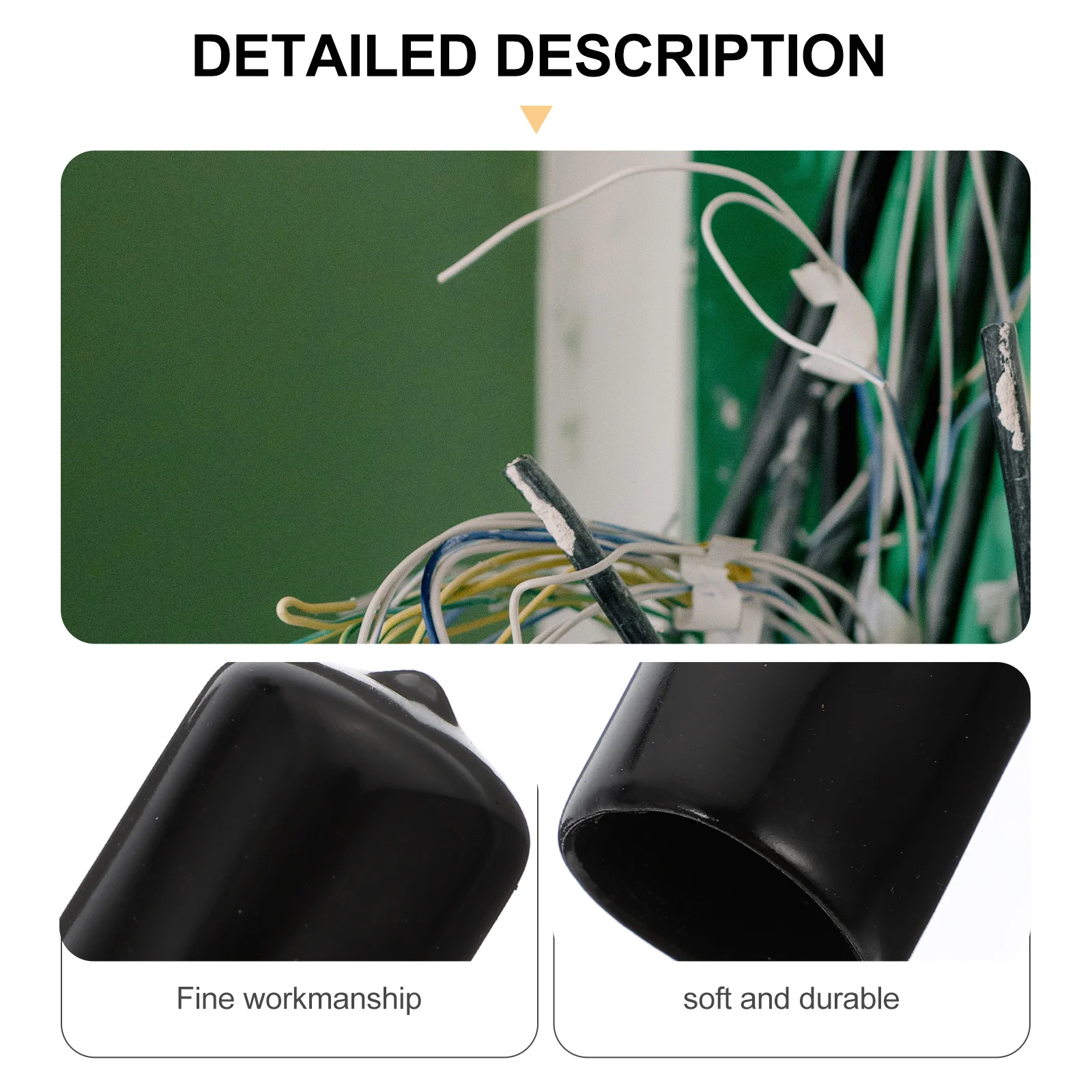1Set Electric Wire Protection Caps Rubber End Caps Flexible Bolt Covers Cuttable Screw Thread Protectors Durable Tubing Tips
1Set Electric Wire Protection Caps Rubber End Caps Flexible Bolt Covers Cuttable Screw Thread Protectors Durable Tubing Tips
