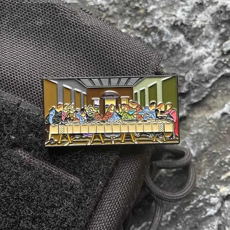 Artistic Oil Painting Metal Patches Creative Outdoor Tactical Badge 3D Backpack Patch for Clothing Vest DIY Decoration
Artistic Oil Painting Metal Patches Creative Outdoor Tactical Badge 3D Backpack Patch for Clothing Vest DIY Decoration