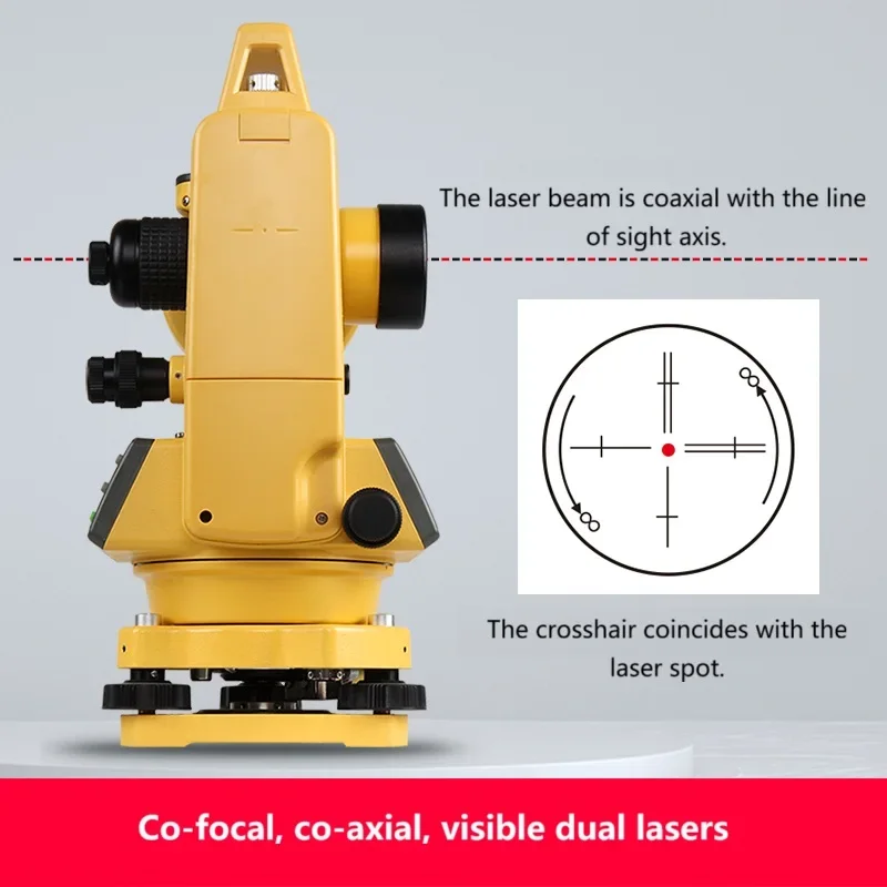 2026 SELL High-Precision DT-02L Electronic Theodolite 2 Second Accuracy 30X Magnification 45mm Aperture Erect Image Survey
2026 SELL High-Precision DT-02L Electronic Theodolite 2 Second Accuracy 30X Magnification 45mm Aperture Erect Image Survey