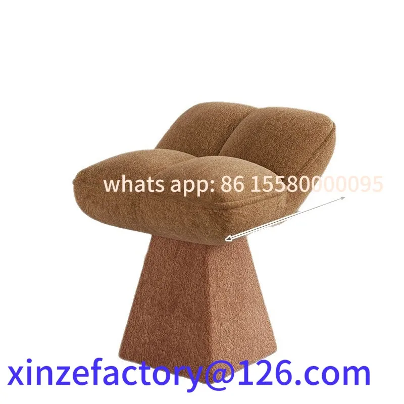Customizable Warming Solid Wood Makeup Stool Single Lazy Sofa Rotatable Home Dining Chair INS Snowstorm Neil Cute Bedroom Dressi
Customizable Warming Solid Wood Makeup Stool Single Lazy Sofa Rotatable Home Dining Chair INS Snowstorm Neil Cute Bedroom Dressi