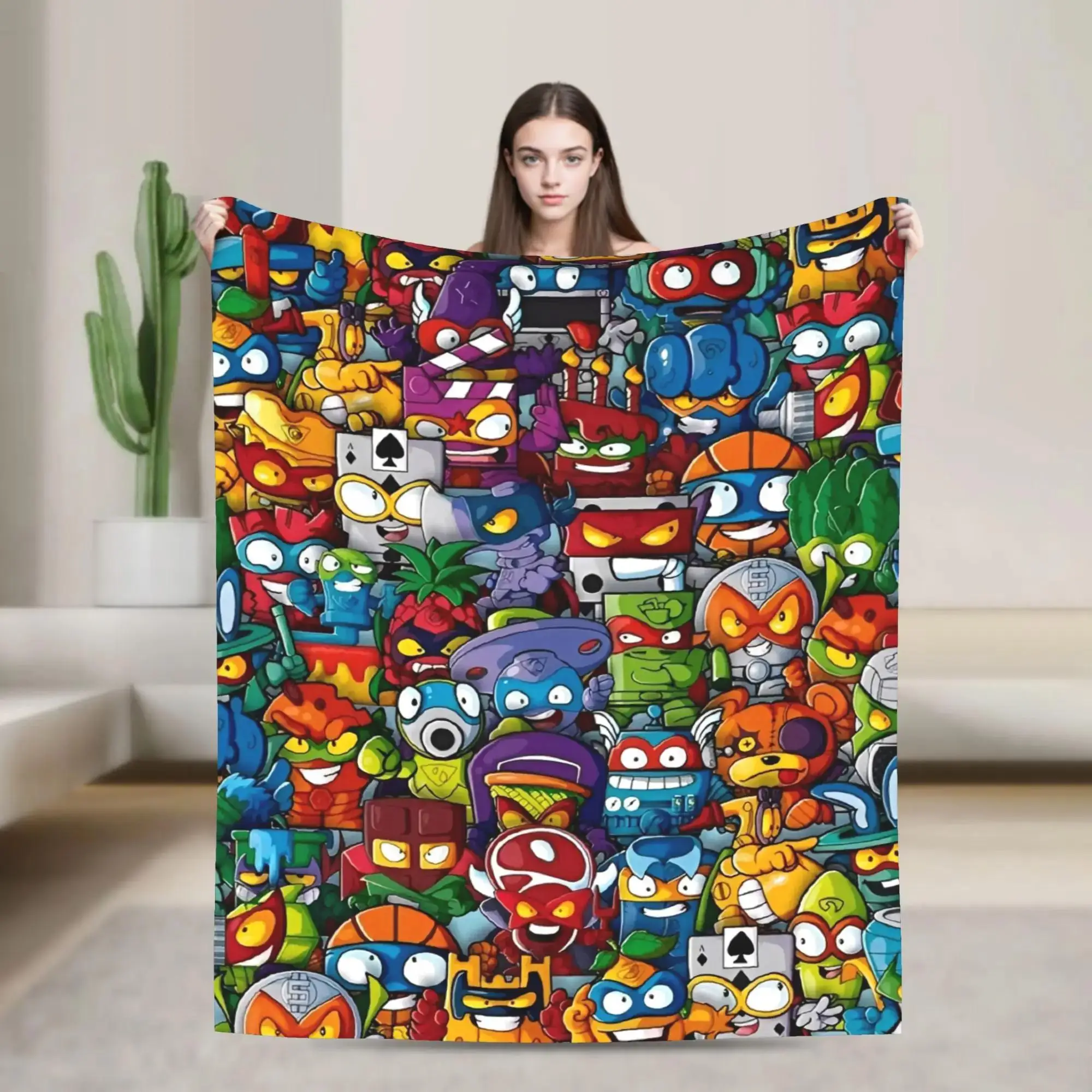 Super Zings Game Blanket Soft Printed Plush Throw for Living Room Bed Travel Office Flannel Bedspread Cover
Super Zings Game Blanket Soft Printed Plush Throw for Living Room Bed Travel Office Flannel Bedspread Cover