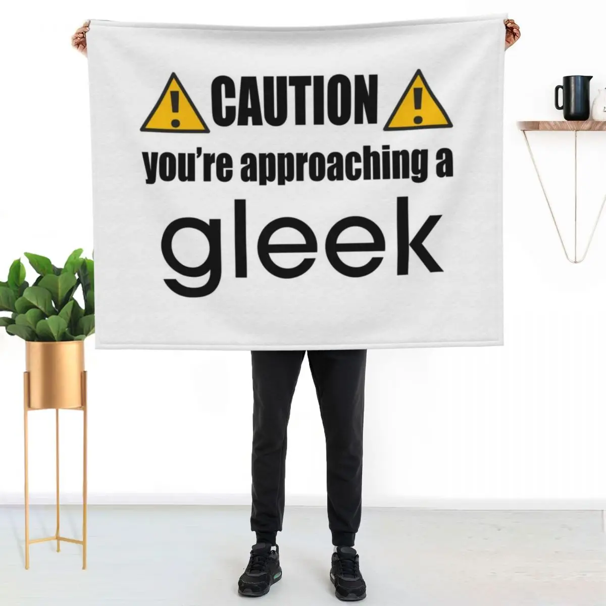 Caution you're approaching a Gleek Throw Blanket Ultra Soft Flannel Fleece Blanket for All Seasons
Caution you're approaching a Gleek Throw Blanket Ultra Soft Flannel Fleece Blanket for All Seasons