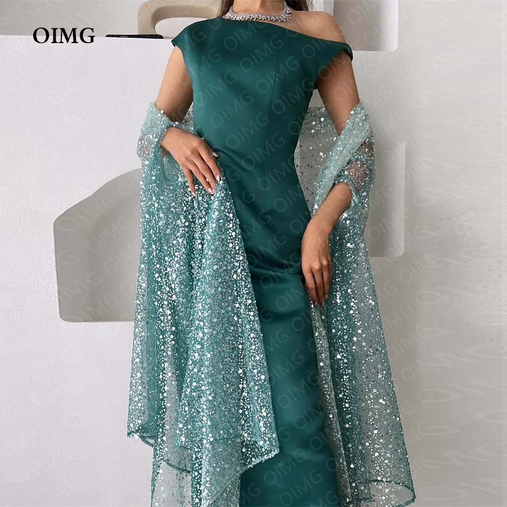 OIMG Green Shiny Sequins Shawl Satin Prom Party Dresses Long Sleeveless Sparkly Graduation Formal Night Evening Gown Dress
OIMG Green Shiny Sequins Shawl Satin Prom Party Dresses Long Sleeveless Sparkly Graduation Formal Night Evening Gown Dress