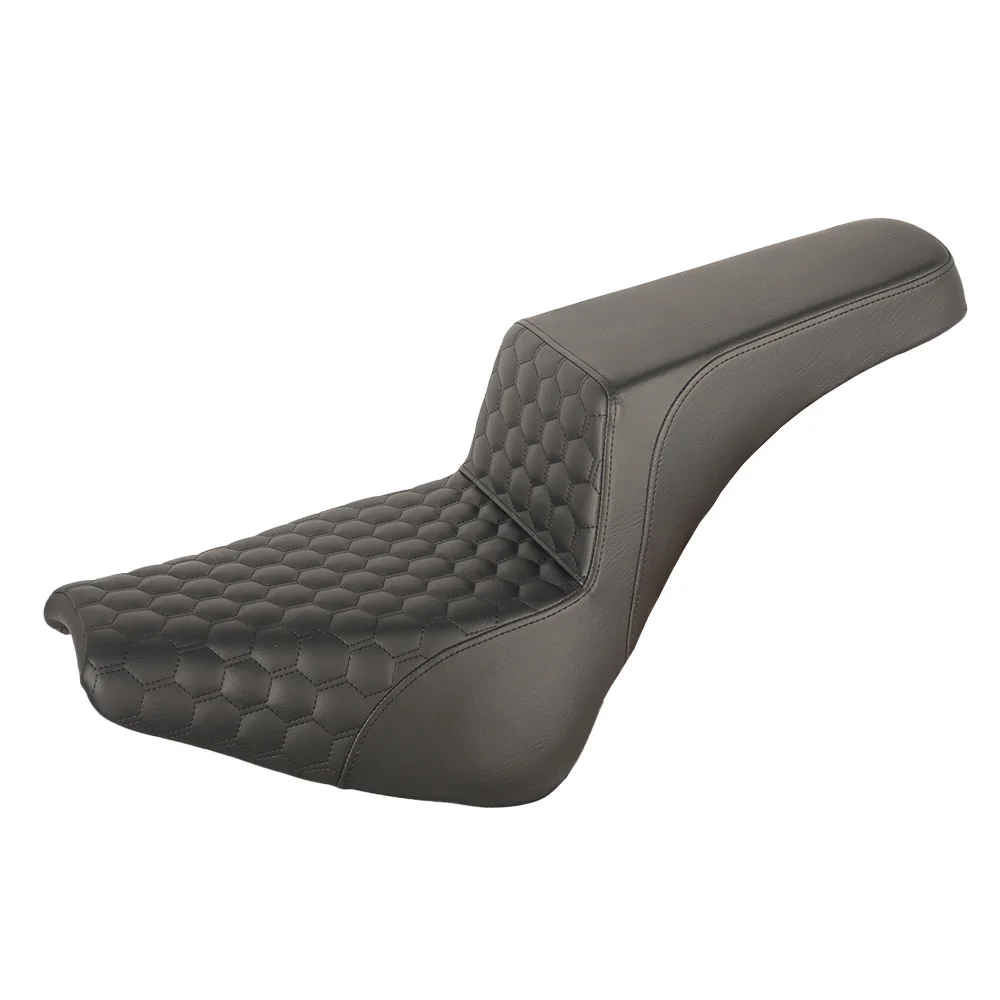 Motorcycle Black HoneyComb Step Up Seat for Softail Street Bob FXBB FXST 2018 UP Two-up Front Rear Seat Cushion
Motorcycle Black HoneyComb Step Up Seat for Softail Street Bob FXBB FXST 2018 UP Two-up Front Rear Seat Cushion