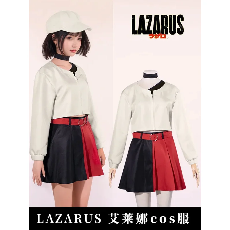Аниме Lazarus Eleina Axel, униформа для косплея, юбка, куртка, пояс, колье для женщин и девочек, костюм для ролевых игр на Хэллоуин для женщин;3,v'5.t;8,
Аниме Lazarus Eleina Axel, униформа для косплея, юбка, куртка, пояс, колье для женщин и девочек, костюм для ролевых игр на Хэллоуин для женщин;3,v'5.t;8,