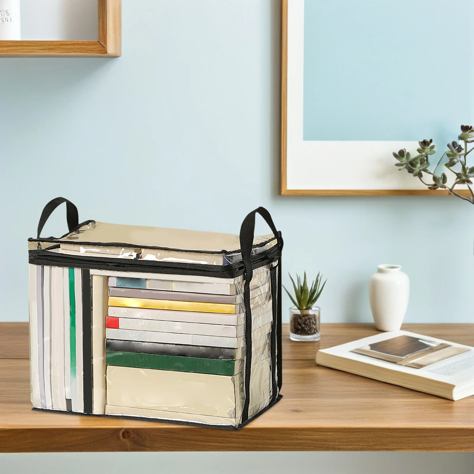 Transparent Book Storage Cube Large Capacity Waterproof Clear Organizer Bag Portable Foldable Document Holder Multifunctional
Transparent Book Storage Cube Large Capacity Waterproof Clear Organizer Bag Portable Foldable Document Holder Multifunctional